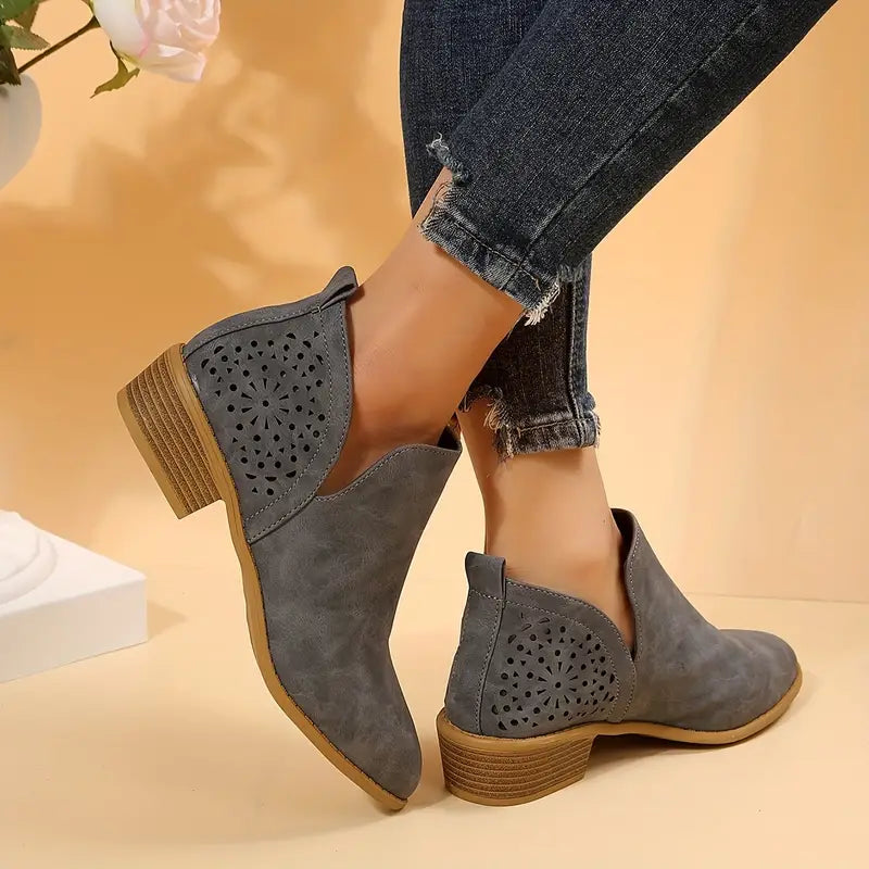 Stylish Pointed Toe Ankle Boots