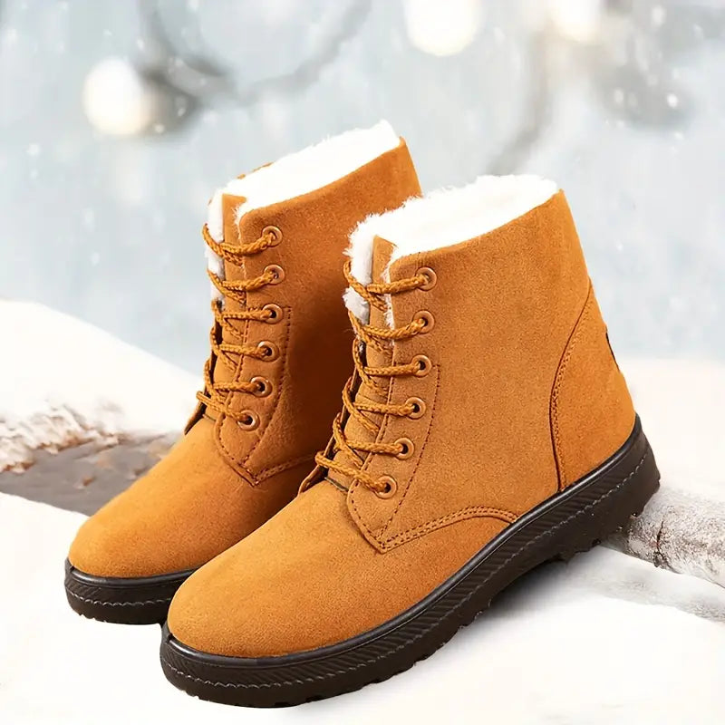 Cozy Thermal Women's Plush Lined Ankle Boots