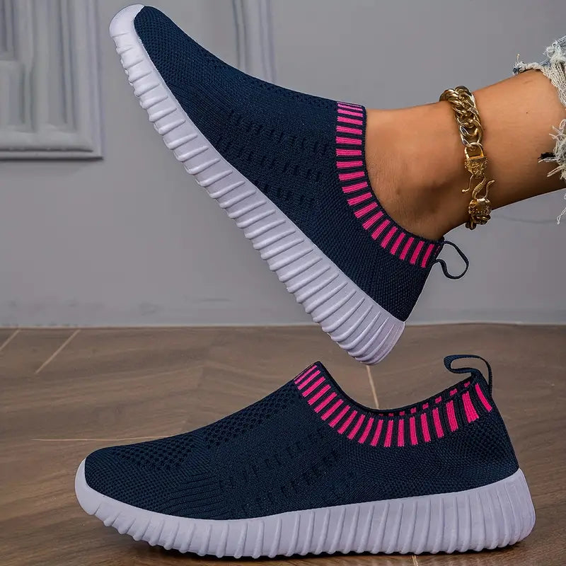 Women's Lightweight Breathable Knit Outdoor Shoes Sneakers