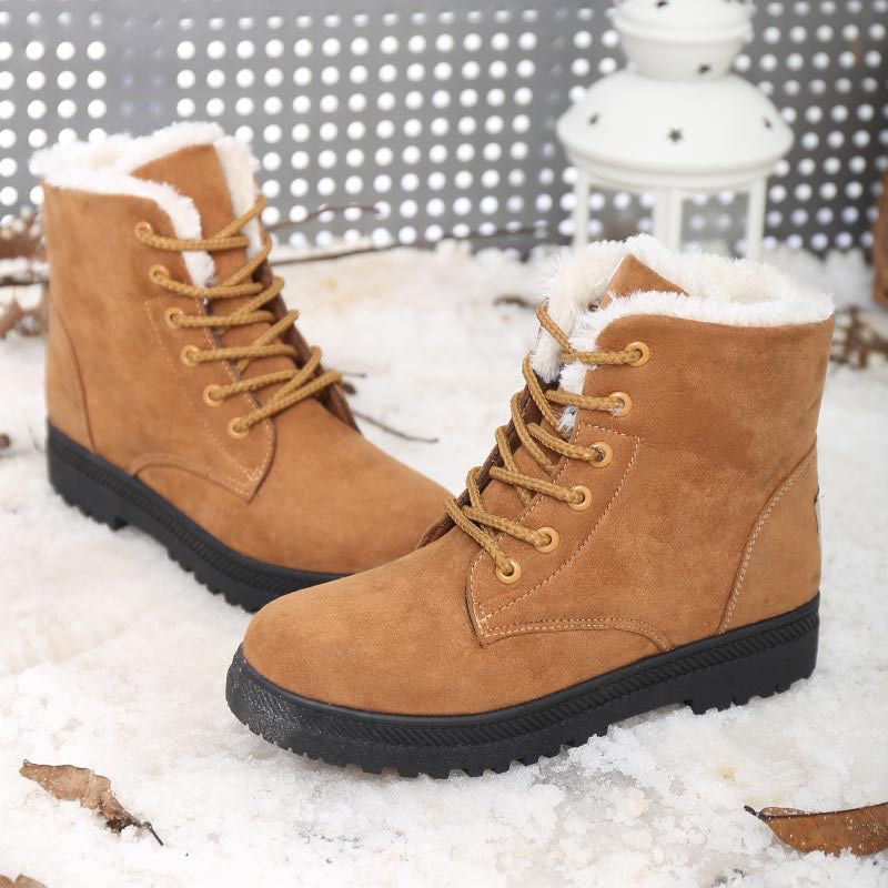 Cozy Thermal Women's Plush Lined Ankle Boots