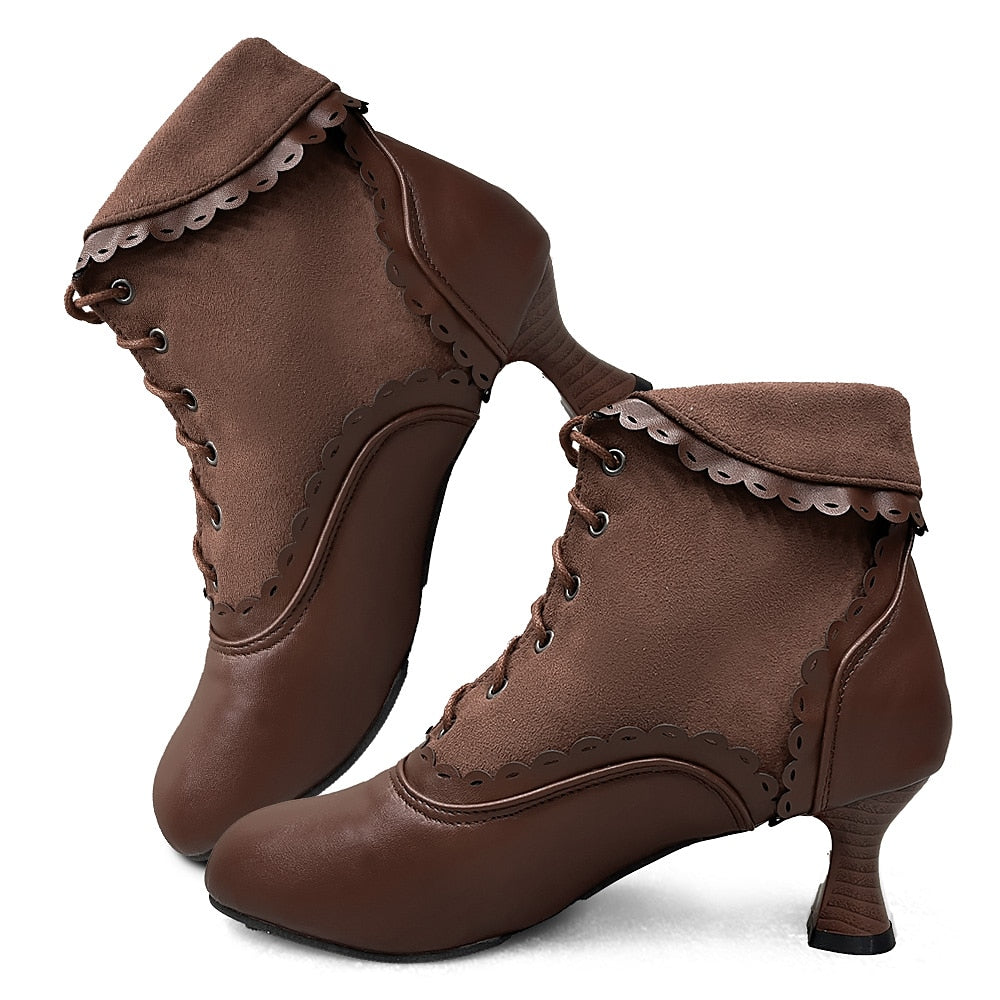 Women's Vintage Heel Boots