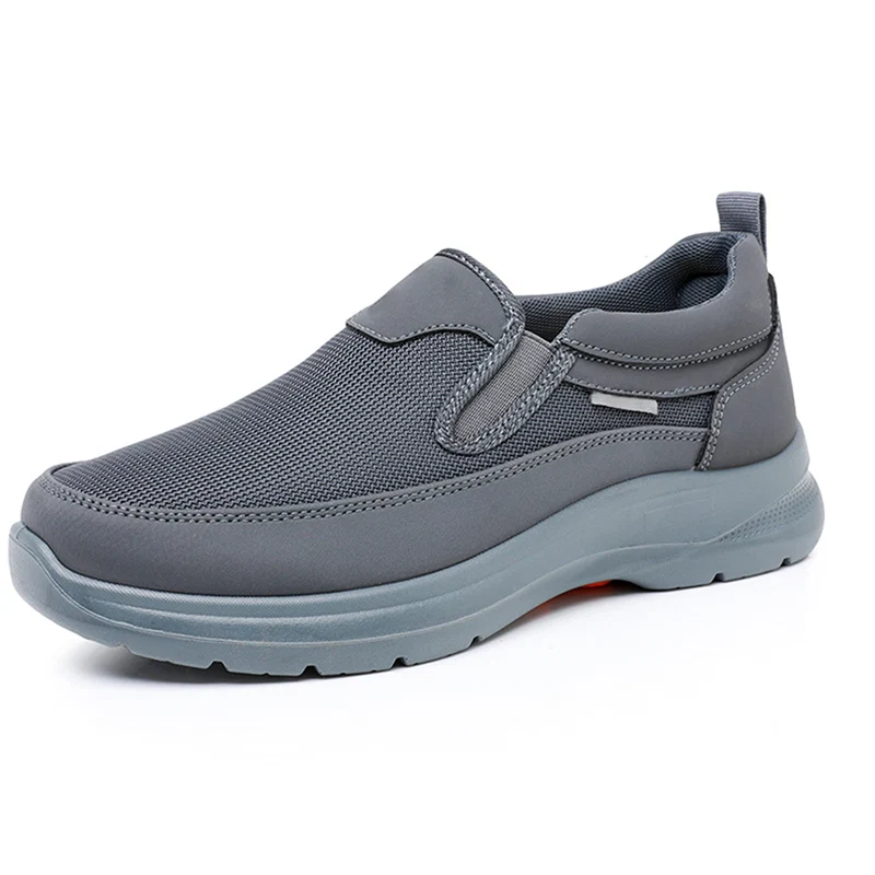 👟Men's Orthopedic Breathable Slip-On Sneakers - Arch Support with Memory Foam Insoles for All-Day Comfort 🏃‍♂️💨
